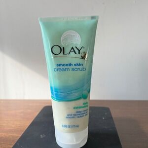 Olay Smooth Skin Cream Scrub Daily Exfoliating Face Wash 6.0 fl oz Beta-Hydroxy